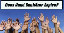 Does Hand Sanitizer Expire? Picture of a group of diverse hands being held straight up in the air.