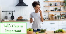The Five Practices Shown to Extend Life More Than a Decade. Picture of a young black female taking vitamins and preparing healthy foods.