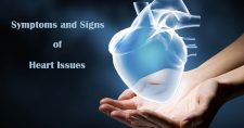 Warning Signs and Symptoms of Heart Disease. Picture of a pair of hands holding a transparent image of the heart.